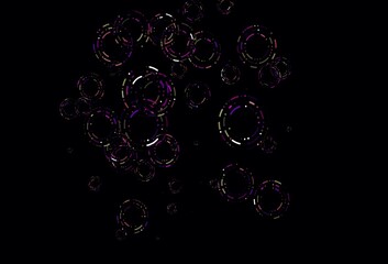 Light Multicolor, Rainbow vector pattern with spheres.