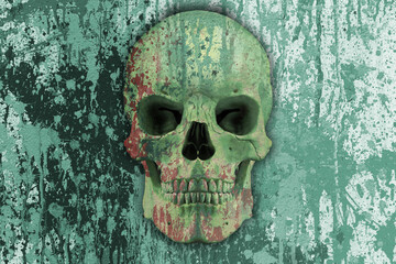 skull on the wall © reznik_val