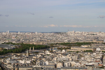 The Eiffel Tower shadow over the capital of France, Paris