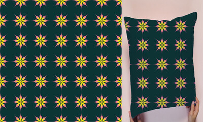 Seamless pattern for curtain, bedsheet, pillow, and other textile industry