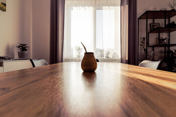 Yerba mate in matero.