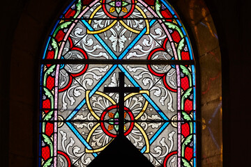 Saint Bonnet de Tron&ccedil;ais, Int&eacute;rieur de l'&eacute;glise du village.