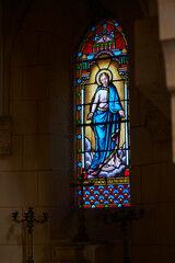 Saint Bonnet de Tronçais, Intérieur de l'église du village.