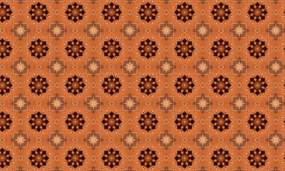 Colorful seamless pattern and decorative elements. Paisley. Indian style. Design for fabrics.