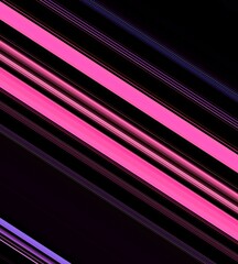 diagonal parallel striped pattern in neon purple shapes on a plain dark background
