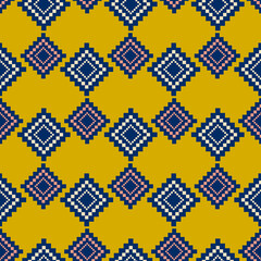 Tribal southwestern native american navajo seamless pattern