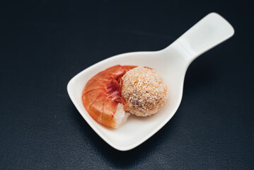 Polpette di gamberi da friggere