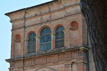 Obraz premium Il centro storico della città di Bologna in Emilia Romagna, Italia.