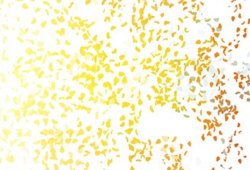 Obraz premium Light orange vector pattern with chaotic shapes.