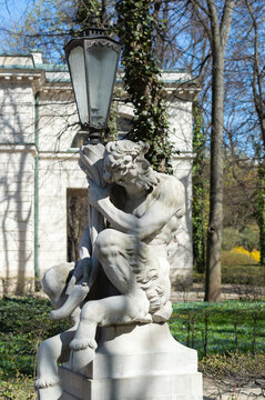 Faun, satyr, Pan, Łazienki Kr&oacute;lewskie