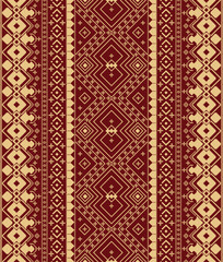 traditional ethnic songket pattern, motif traditional for textile.