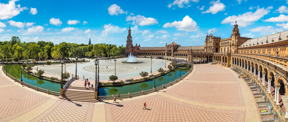 Fototapeta Spanish Square in Sevilla obraz