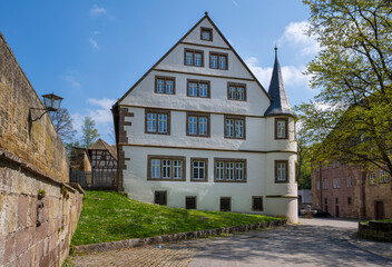 Maulbronn Monastery is a former Cistercian abbey and one of the best-preserved in Europe. Baden Wuerttemberg, Germany,