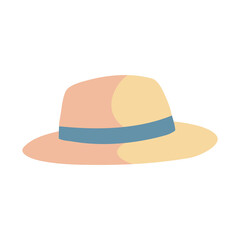 hat with ribbon