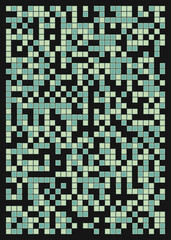 Fototapeta premium Offset Quads generative art background art illustration