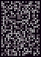 Fototapeta premium Offset Quads generative art background art illustration