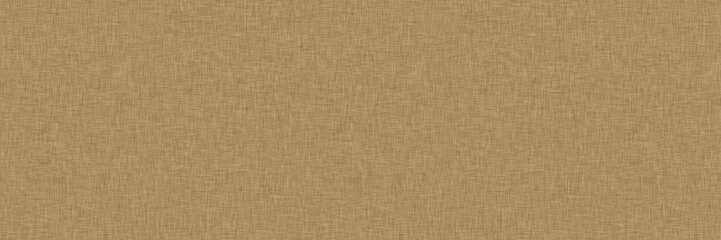 Seamless jute hessian fiber texture border background. Natural eco beige brown fabric effect banner. Organic neutral tone woven rustic hemp ribbon trim edge