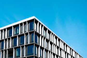 modern office building facade, corporate real estate exterior -