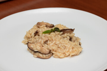 risotto with mushrooms