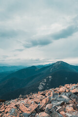 view from the top of the mountain