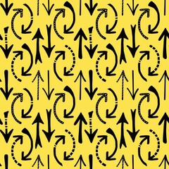 Seamless arrows pattern for fabrics and textiles and packaging and gifts and cards and linens and kids