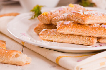 Puff pastry cookies.