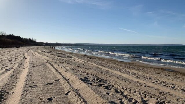 beach in poland