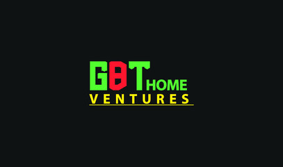 GBT letters creative logo design 