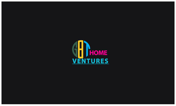 GBT letters creative logo design 