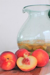 Peach Sangria beverage