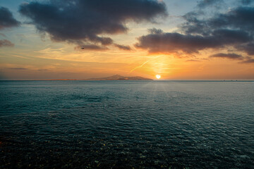 Obraz premium Beautiful Sea Sunset