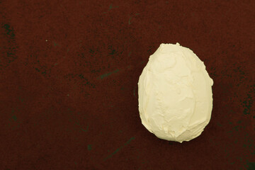 Decorative egg on an abstract background.