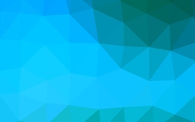 Fototapeta premium Light Blue, Green vector abstract polygonal layout.