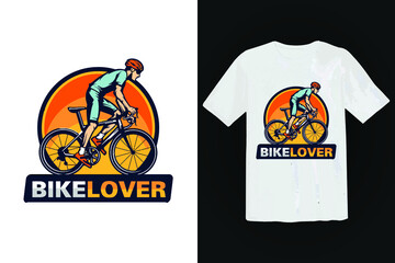 Bicycle print design with slogan. Vector illustration design for fashion fabrics, textile graphics, prints.T-shirt print with typography king of roads