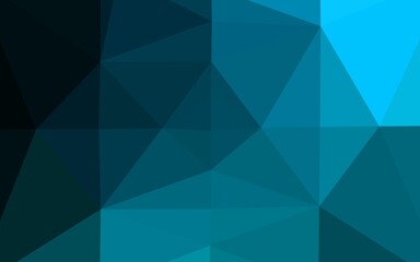 Obraz premium Light BLUE vector abstract polygonal layout.