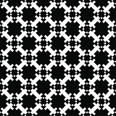 Vector monochrome pattern, Abstract texture for fabric print, card, table cloth, furniture, banner, cover, invitation, decoration, wrapping.