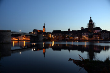 Abend am Main bei Kitzingen