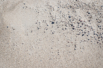 Empty sand background. Summer holiday or travel backdrop. 