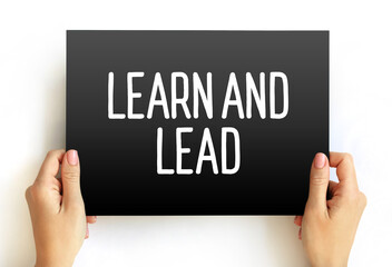Learn and Lead - helps new managers make the transition from individual contributors to effective...