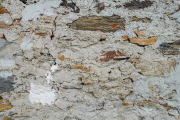 alte steinerne Hausmauer als Hintergrund Textur