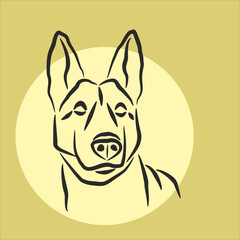 illustration of a dog