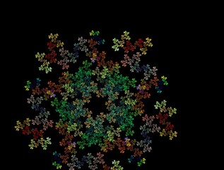 Imaginatory fractal abstract background Image