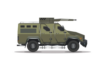 Illustration of a combat vehicle © Milos