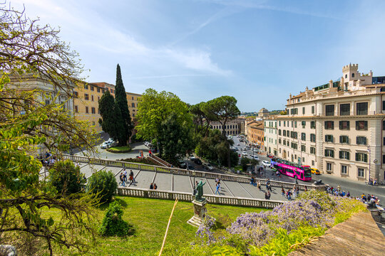 panoramic view of Rome