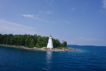 lighthouse on the island of island