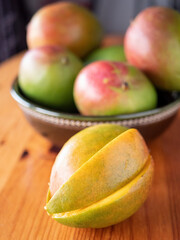 Delicious Tasty Mango is on the table