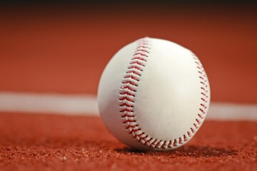 Baseball on turf