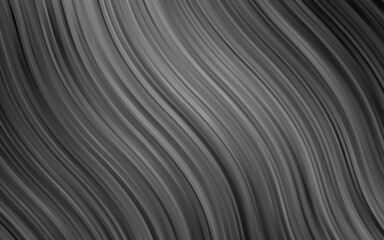 Dark Silver, Gray vector backdrop with bent lines.