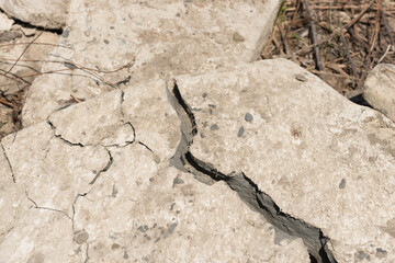 cracks in the stone