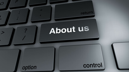 3D Illustration of Modern Keyboard with the Word Answer